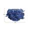 Hello Honey® 4" Round Handmade Stoneware Blue Planter with 3D Fish in Reactive Glaze